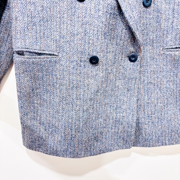 G.P. PEDRINI Vintage grey wool blazer | Double breasted retro suit | Size 44R * - Picture 5 of 8